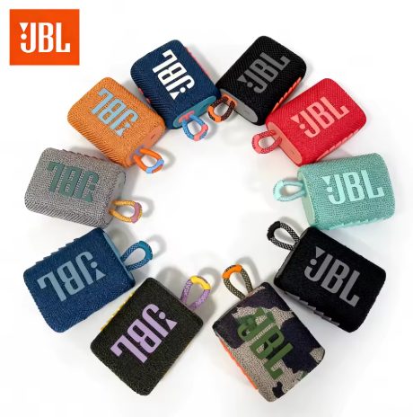 Original JBL GO 3 Wireless Bluetooth Speaker, Portable, Waterproof, Outdoor Sports Bass Party Speaker